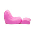 Chaise en sac en soie extérieure recouverte de PVC